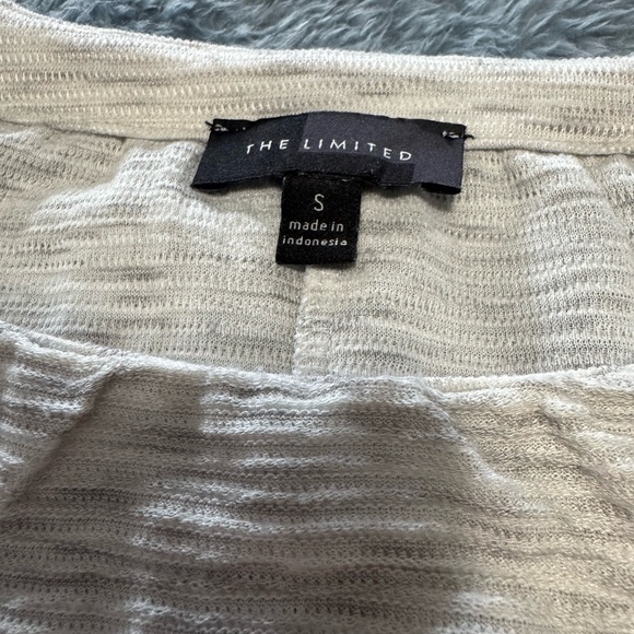 The Limited Heather Gray Sleeveless Drawstring Waist Dress – Size Small - Picture 2 of 7